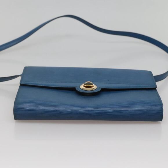 LOUIS VUITTON Epi Pochette Arche Shoulder Bag Blue M52575 - Picture 9 of 12